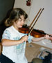 [Clara playing violin - 2001]