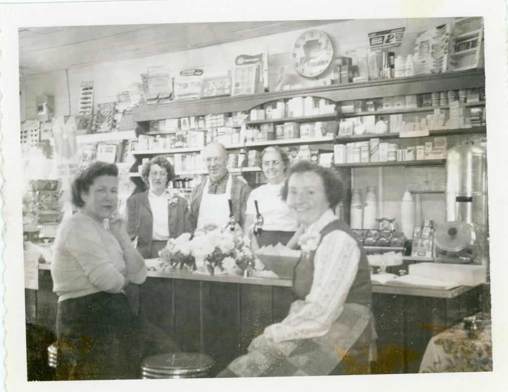 [Customers at Tibbetts' Country Store at it's 20th anniversary - February 1963]