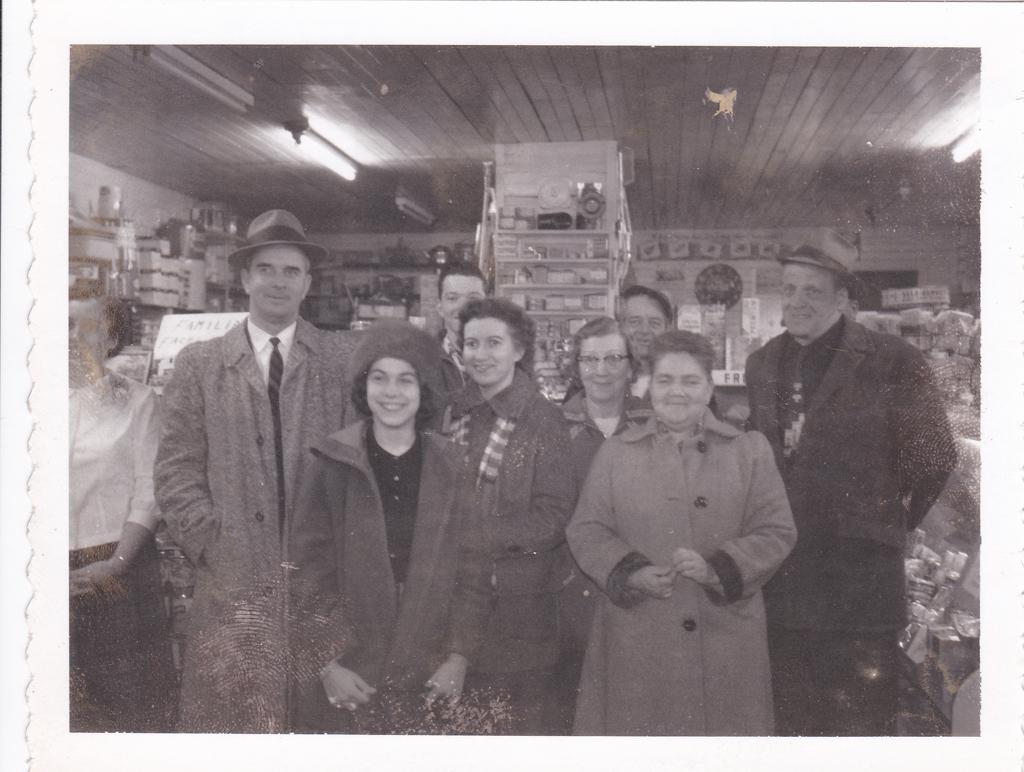[Customers at Tibbetts' Country Store at it's 20th anniversary - February 1963]