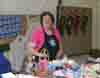 [Sandy at the craft fair]
