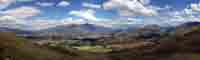 [Shotover River Valley from Coronet Ski Area (outside Queenstown)]